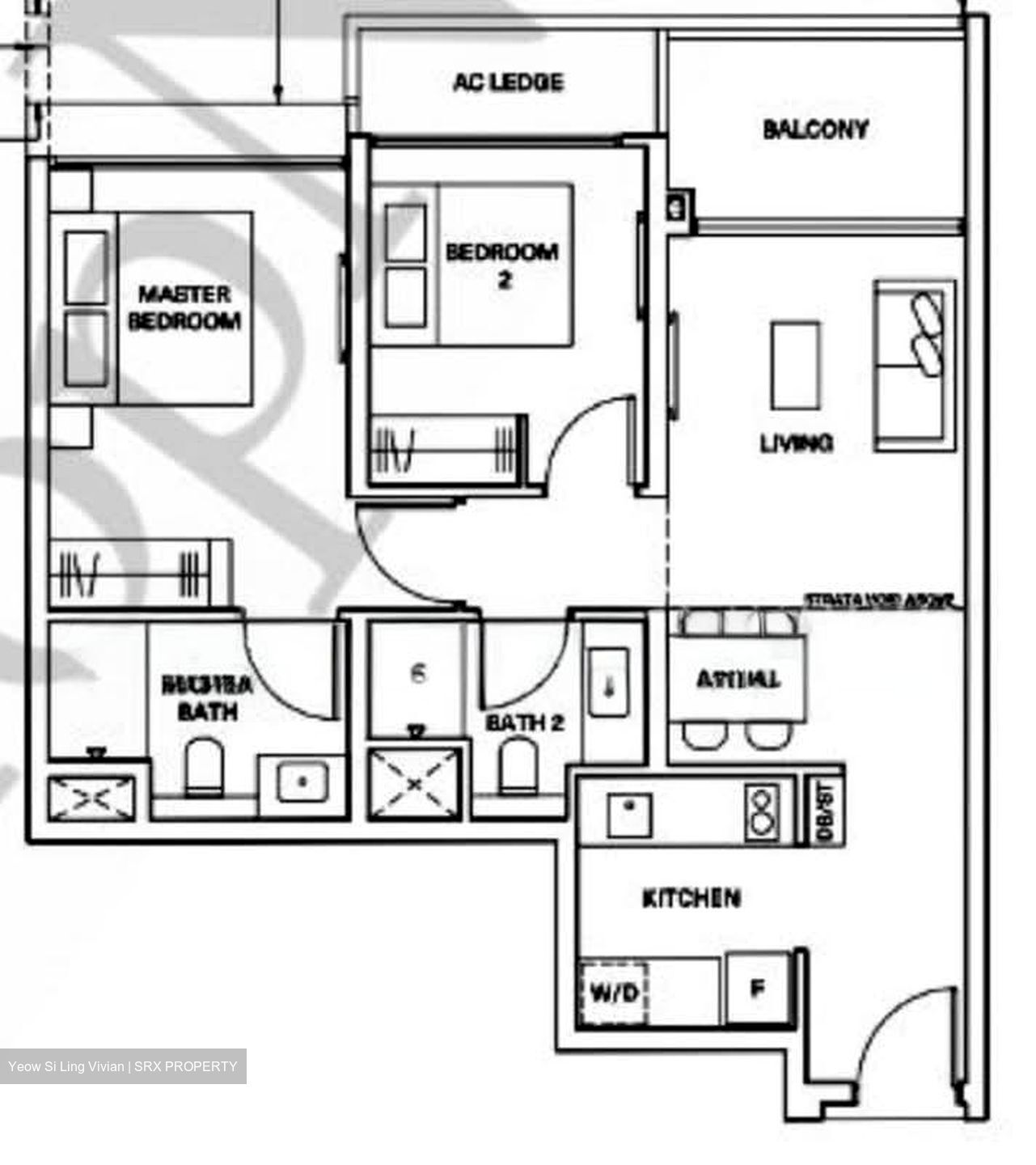 The Watergardens At Canberra (D27), Apartment #561604341